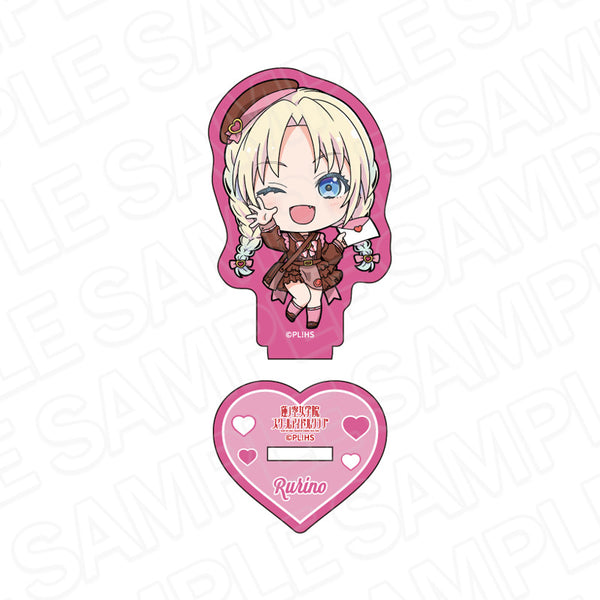 "Love Live! Hasuno Sora Girls' Academy School Idol Club" Glitter Mini Acrylic Figure: Rurino Osawa Messenger Deformed Ver.