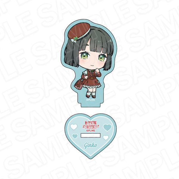 "Love Live! Hasuno Sora Girls' Academy School Idol Club" Glitter Mini Acrylic Figure: Ginako Hyakusei Messenger Deformed Ver.