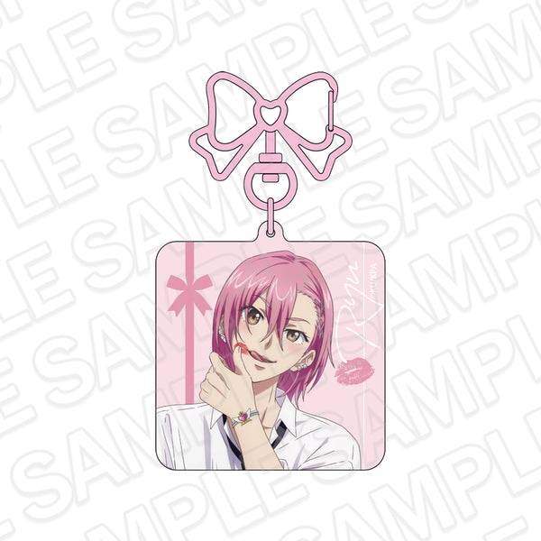 "Handsome High School Earth Defense Club: ETERNAL LOVE!" Hologram Keychain: Tatsu Zao White Day Ver.