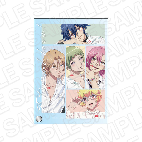 "Handsome High School Earth Defense Club: ETERNAL LOVE!" Mini Acrylic Art A: White Day Ver.