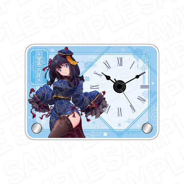 『グリッドマンユニバース』ミニアクリルクロック 宝多六花 キョンシー ver.