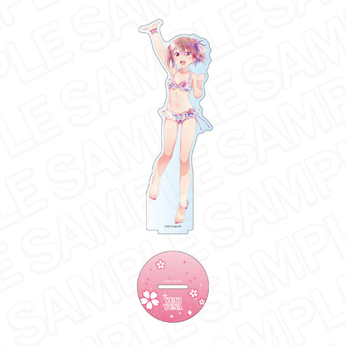 "Yuki Yuna Is a Hero: The Chapter of Full Bloom" Hologram Large Acrylic Stand PALE TONE Series Yuki Yuna Cherry Blossom Swimsuit Ver.