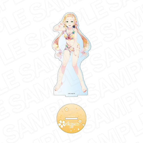 "Yūki Yuna Is a Hero: The Chapter of Full Bloom" Hologram Large Acrylic Stand PALE TONE Series: Inubōzaki Kaze in Cherry Blossom Swimsuit Ver.