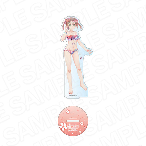 『結城友奈は勇者である 大満開の章』ホログラムデカアクリルスタンド PALE TONE series 三好夏凜 桜水着 ver.