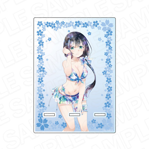 "Yūki Yuna Is a Hero: The Chapter of Full Bloom" Acrylic Smartphone Stand PALE TONE Series: Misumi Tōgō in Cherry Blossom Swimsuit Ver.
