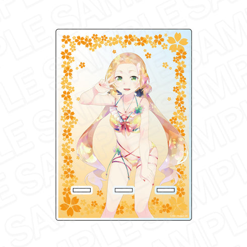 "Yuki Yuna Is a Hero: The Chapter of Full Bloom" Acrylic Smartphone Stand PALE TONE Series: Inubosaki Kazami in Cherry Blossom Swimsuit Ver.