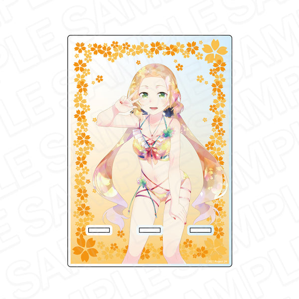 "Yuki Yuna Is a Hero: The Chapter of Full Bloom" Acrylic Smartphone Stand PALE TONE Series: Inubosaki Kazami in Cherry Blossom Swimsuit Ver.