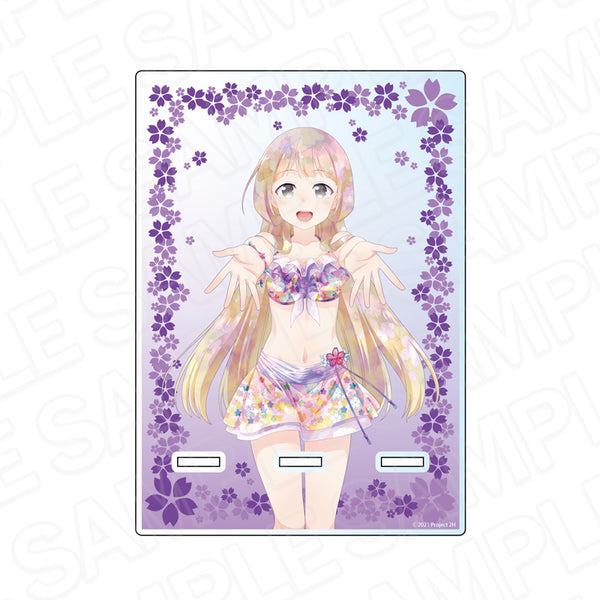 "Yūki Yuna Is a Hero: The Chapter of Full Bloom" Acrylic Smartphone Stand PALE TONE Series: Sonoko Nogizaka in Cherry Blossom Swimsuit Ver.