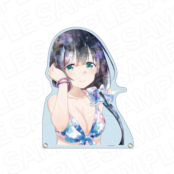 "Yūki Yuna Is a Hero: The Chapter of Full Bloom" Oversized Die-Cut Acrylic Board PALE TONE Series: Misumi Tōgō in Cherry Blossom Swimsuit Ver.