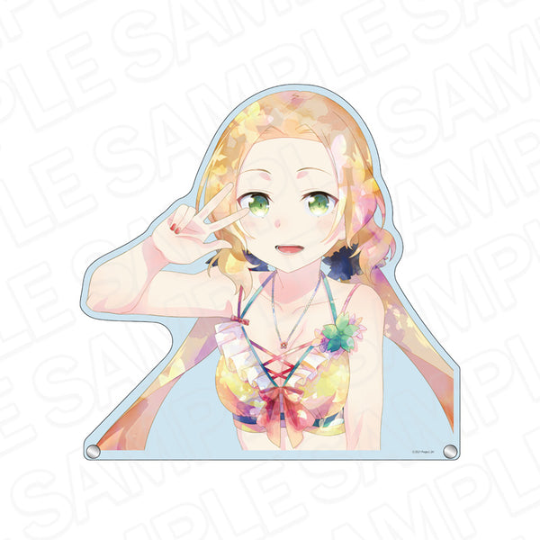 "Yuki Yuna Is a Hero: The Chapter of Full Bloom" Oversized Die-Cut Acrylic Board PALE TONE Series: Kazami Inubosaki in Cherry Blossom Swimsuit Ver.