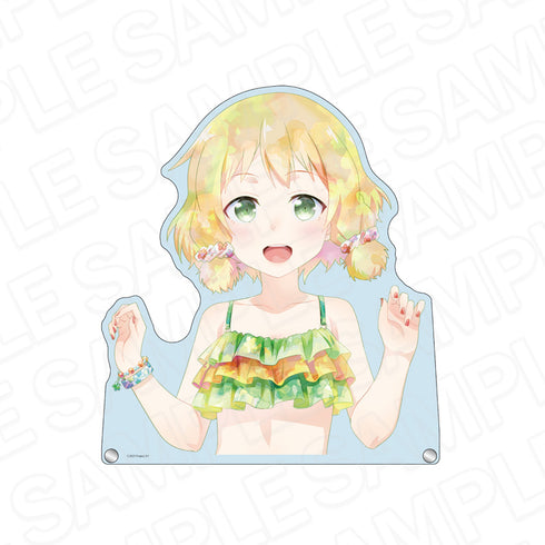 "Yuki Yuna Is a Hero: The Chapter of Full Bloom" Oversized Die-Cut Acrylic Board PALE TONE Series: Itsuki Inubosaki in Cherry Blossom Swimsuit Ver.