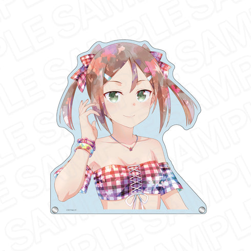 "Yūki Yuna Is a Hero: The Chapter of Full Bloom" Oversized Die-Cut Acrylic Board PALE TONE Series: Natsurin Miyoshi in Cherry Blossom Swimsuit Ver.