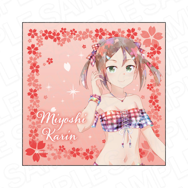 "Yūki Yuna Is a Hero: The Chapter of Full Bloom" Microfiber PALE TONE Series: Natsurin Miyoshi in Cherry Blossom Swimsuit Ver.