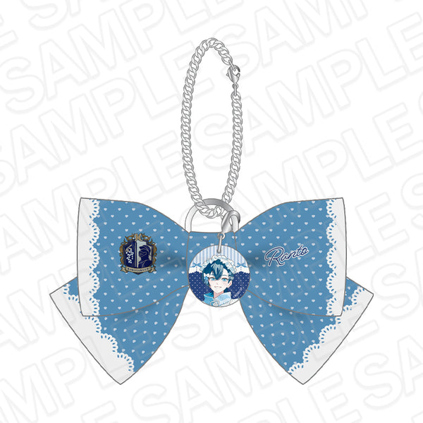 "BOYS be MAID! ~The Daily Life of the Young Master's Maid Boy Club~" Ribbon Keychain with Charm: Ranshi Takashina 1st Anniversary Ver.