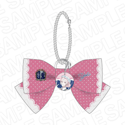 "BOYS be MAID! ~The Daily Life of the Young Master's Maid Boy Club~" Ribbon Keychain with Charm: Yoka Hizaki 1st Anniversary Ver.
