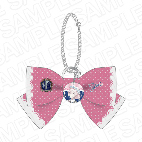 "BOYS be MAID! ~The Daily Life of the Young Master's Maid Boy Club~" Ribbon Keychain with Charm: Yoka Hizaki 1st Anniversary Ver.