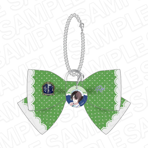 "BOYS be MAID! ~The Daily Life of the Young Master's Maid Boy Club~" Ribbon Keychain with Charm: Rei Hikuki 1st Anniversary Ver.