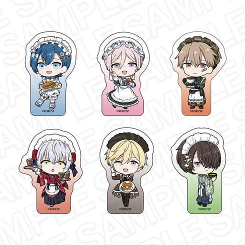 "BOYS be MAID! ~The Daily Lives of the Young Master's Maid Boy Club~" Acrylic Block (Random) Cafe Chibi Ver. Set