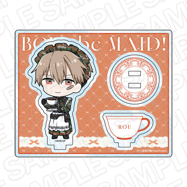 『BOYS be MAID!~御曹司メイドボーイ部の日日~』アクリルスタンド 雨鬼 籠 カフェ デフォルメ ver.