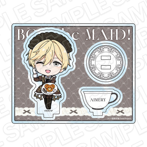 『BOYS be MAID!~御曹司メイドボーイ部の日日~』アクリルスタンド エメリ・スノワール カフェ デフォルメ ver.