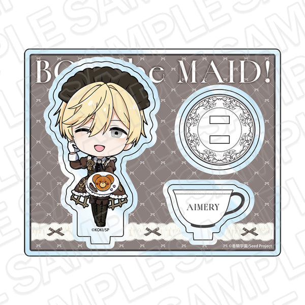 『BOYS be MAID!~御曹司メイドボーイ部の日日~』アクリルスタンド エメリ・スノワール カフェ デフォルメ ver.