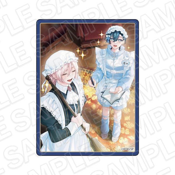 『BOYS be MAID!~御曹司メイドボーイ部の日日~』ミニアクリルブロック 蘭士・余花 ショートボイスドラマ第25話 ver.