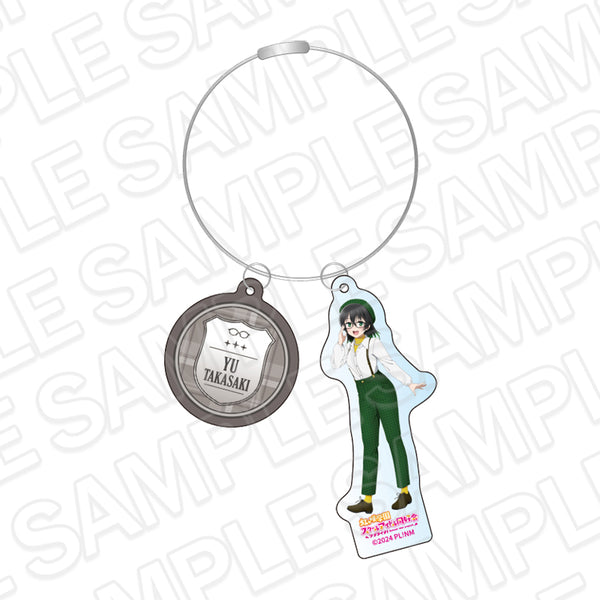 "Love Live! Nijigasaki Academy School Idol Club" Wire Keychain: Yuu Takasaki "Trad & Glass" Ver.