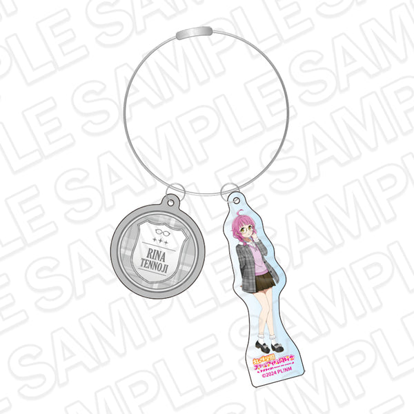 "Love Live! Nijigasaki Academy School Idol Club" Wire Keychain: Rina Tennoji - Trad & Glass Ver.