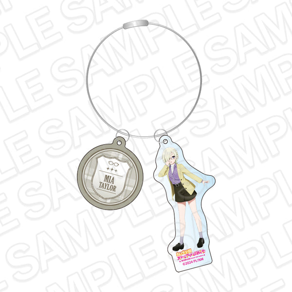"Love Live! Nijigasaki Academy School Idol Club" Wire Keychain: Mia Taylor "Trad & Glass" Ver.