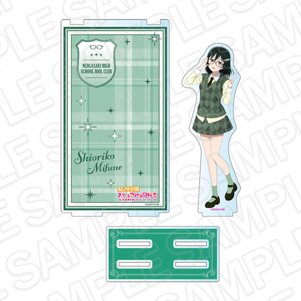 "Love Live! Nijigasaki Academy School Idol Club" Acrylic Diorama: Shioriko Mifune "Trad & Glass" Ver.