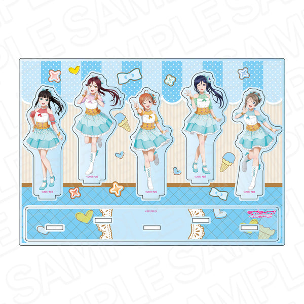 『ラブライブ!サンシャイン!!』ホログラムアクリルジオラマ A Cafe party ver.