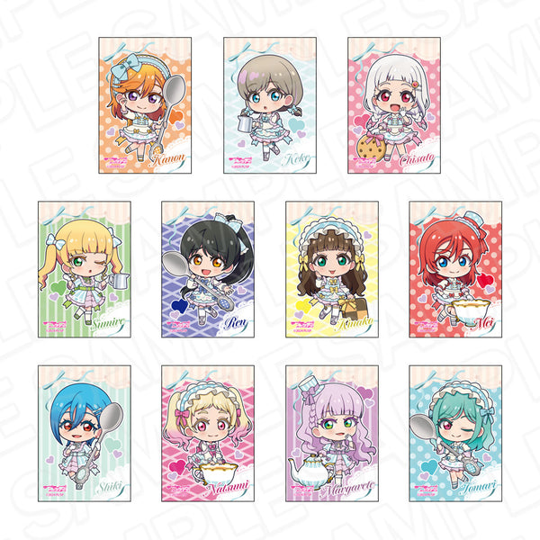 "Love Live! Superstar!!" Square Pin Badge Set: Tea Time Chibi Version