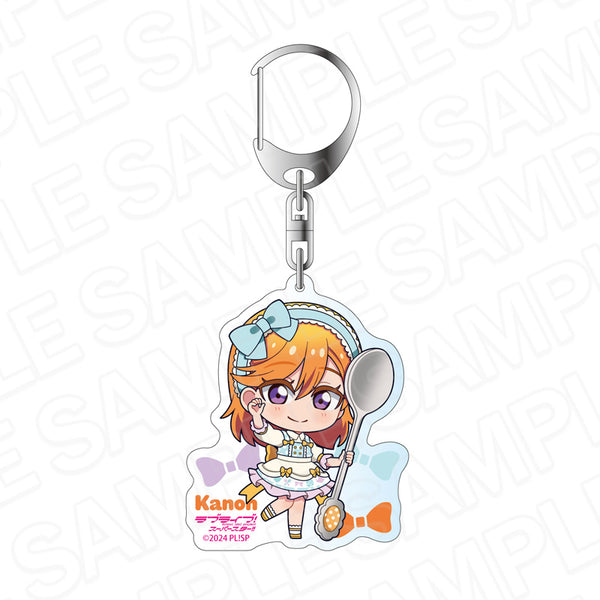 "Love Live! Superstar!!" Acrylic Keychain: Kanon Shibuya - Tea Time (Chibi Version)
