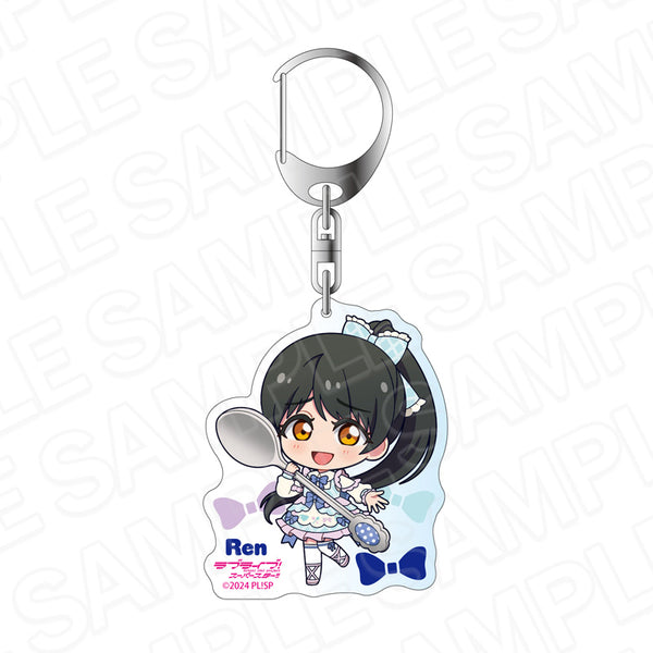 "Love Live! Superstar!!" Acrylic Keychain: Koi Hazuki "Tea Time" Chibi Ver.