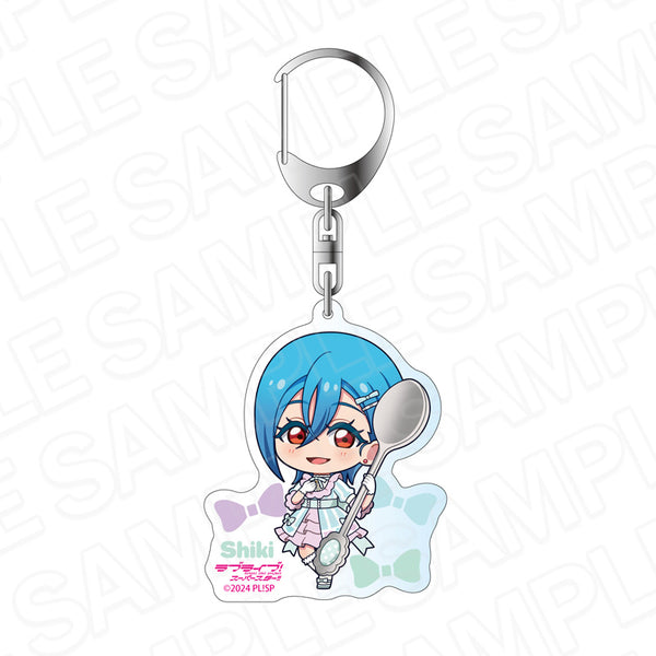 "Love Live! Superstar!!" Acrylic Keychain: Shiki Wakana "Tea Time" Chibi Ver.