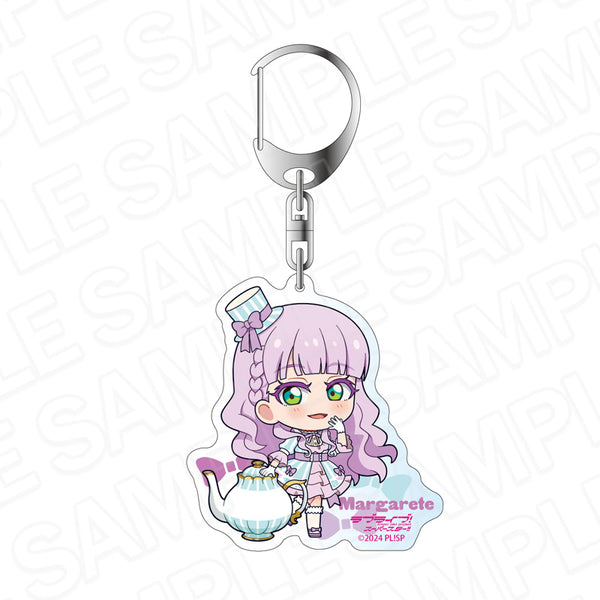 "Love Live! Superstar!!" Acrylic Keychain: Vienna Margarete Tea Time Chibi Ver.