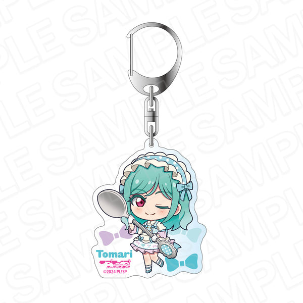 "Love Live! Superstar!!" Acrylic Keychain: Fuyumi Onizuka "Tea Time" Chibi Ver.