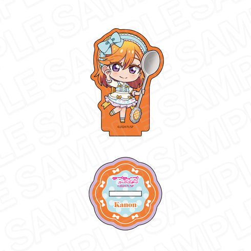 『ラブライブ!スーパースター!!』ラメミニアクリルフィギュア 澁谷かのん ティータイム デフォルメ ver.