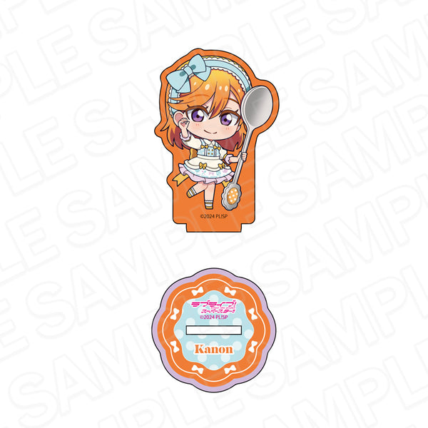 "Love Live! Superstar!!" Glitter Mini Acrylic Figure: Kanon Shibuya "Tea Time" Chibi Ver.
