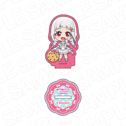 『ラブライブ!スーパースター!!』ラメミニアクリルフィギュア 嵐 千砂都 ティータイム デフォルメ ver.