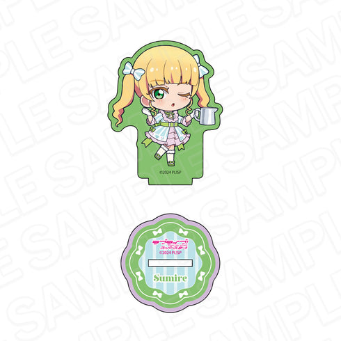 『ラブライブ!スーパースター!!』ラメミニアクリルフィギュア 平安名すみれ ティータイム デフォルメ ver.