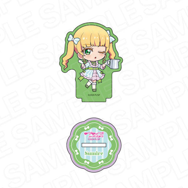 "Love Live! Superstar!!" Glitter Mini Acrylic Figure: Sumire Hiranana "Tea Time" Chibi Ver.