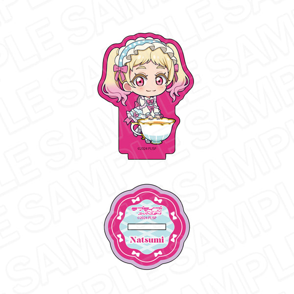 "Love Live! Superstar!!" Glitter Mini Acrylic Figure: Natsumi Onizuka "Tea Time" Chibi Ver.