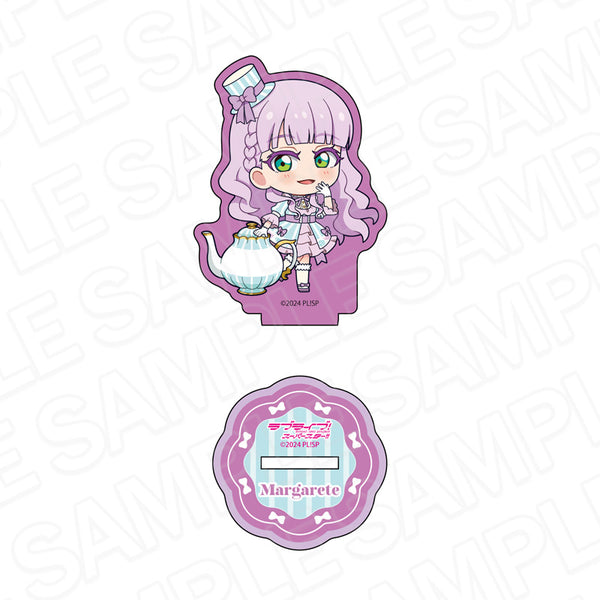"Love Live! Superstar!!" Glitter Mini Acrylic Figure: Vienna Margarete "Tea Time" Chibi Ver.