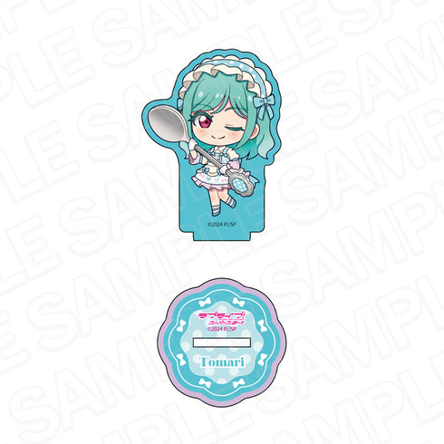 『ラブライブ!スーパースター!!』ラメミニアクリルフィギュア 鬼塚冬毬 ティータイム デフォルメ ver.