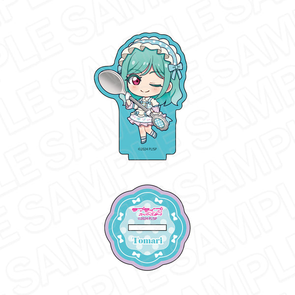 "Love Live! Superstar!!" Glitter Mini Acrylic Figure: Fuyumi Onizuka "Tea Time" Chibi Ver.