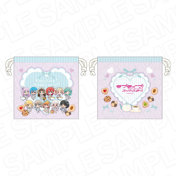 "Love Live! Superstar!!" Oversized Drawstring Pouch: Tea Time Chibi Ver.