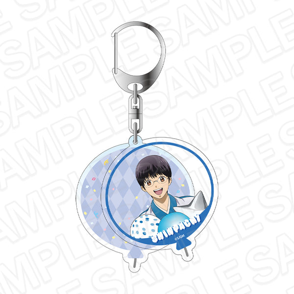 《新剧场版 银魂 -吉原大火-》滑盖钥匙扣 志村新八 BALLOON 版