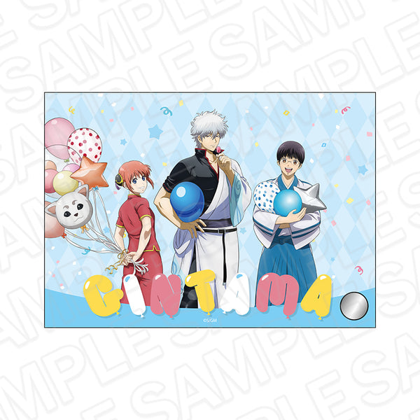 《新剧场版 银魂 -吉原大火-》亚克力板 坂田银时·志村新八·神乐 BALLOON 版