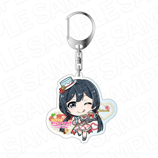 『ラブライブ!虹ヶ咲学園スクールアイドル同好会』アクリルキーホルダー 優木せつ菜 ティータイム デフォルメ ver.